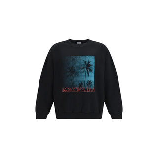 Black Cotton Sweatshirt