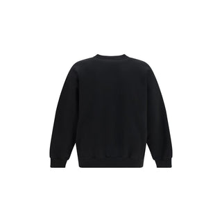 Black Cotton Sweatshirt