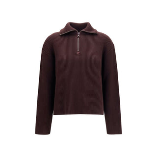 Brown Wool Oves Aries Sweatshirt