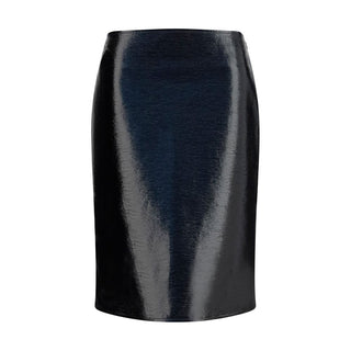 Bordeaux Cotton Midi Skirt