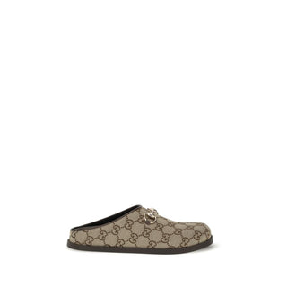 Beige Rubber Mules