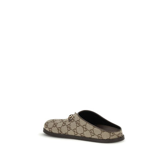 Beige Rubber Mules