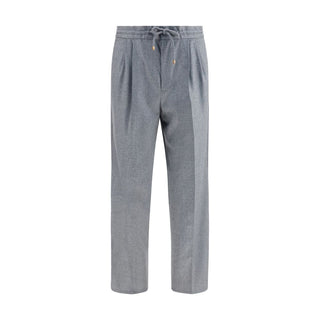 Gray Wool Oves Aries Casual Pants