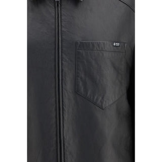 Black Lamb Ovis Aries Aries Leather Jacket