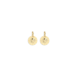 Gold Brass Earrings