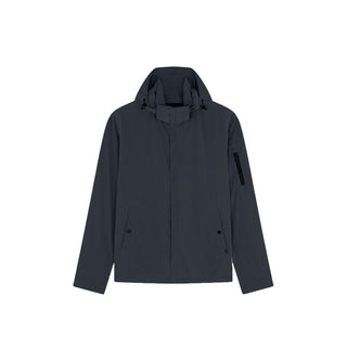 Gray Nylon Shell Jacket