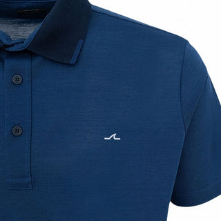 Camiseta de algodón azul