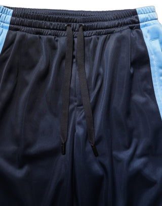 Blue White Drawstring Jogger Sweatpants Pants