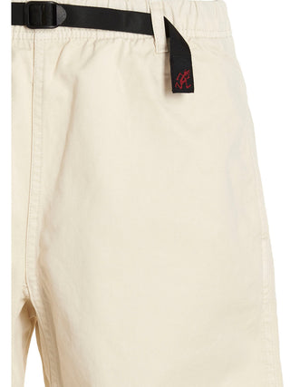 Beige Cotton Bermuda Shorts