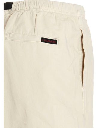 Beige Cotton Bermuda Shorts