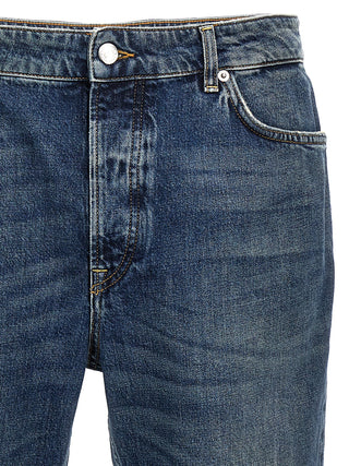 Blue Cotton Jeans Denim
