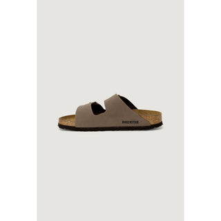 Brown Leather Flat Sandals