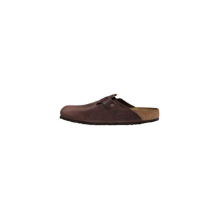 Brown Leather Clogs