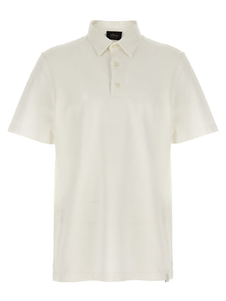 White Cotton Polo Shirt