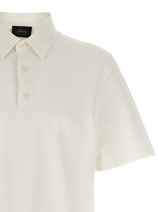 White Cotton Polo Shirt