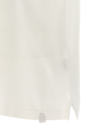 White Cotton Polo Shirt