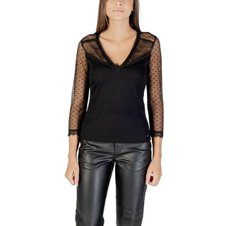Black Polyester Blouse
