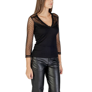 Black Polyester Blouse
