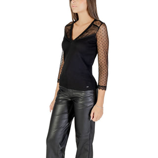 Black Polyester Blouse