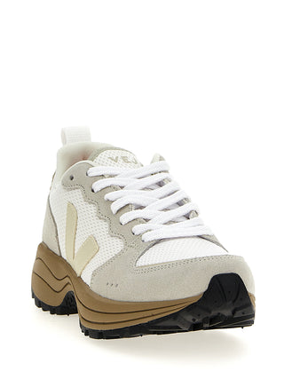 Zapatillas deportivas beige de poliéster reciclado