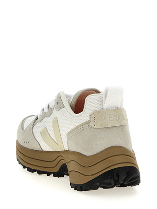Zapatillas deportivas beige de poliéster reciclado
