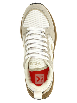 Zapatillas deportivas beige de poliéster reciclado