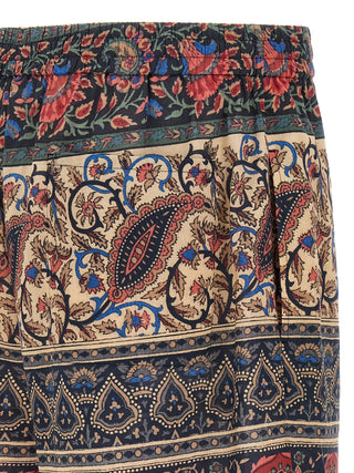 Multicolor Cotton Bermuda Shorts