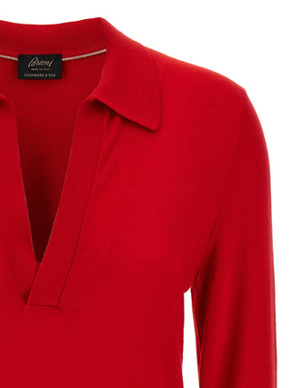 Multicolor Cashmere Polo Shirt