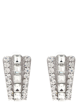 Silver Cotton Earrings