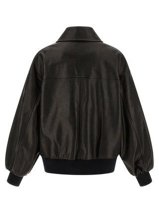 Black Lamb Leather Leather Jacket