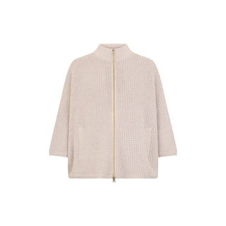 Beige Cotton Cardigan