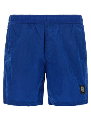 Blue Polyamide Swim Shorts