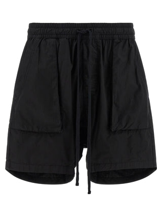 Black Organic Cotton Bermuda Shorts