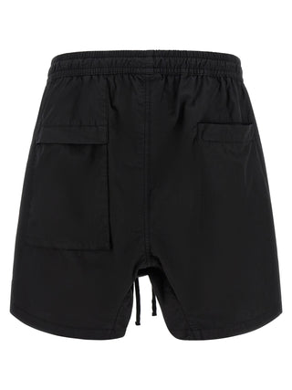 Black Organic Cotton Bermuda Shorts