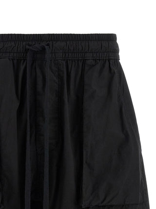 Black Organic Cotton Bermuda Shorts