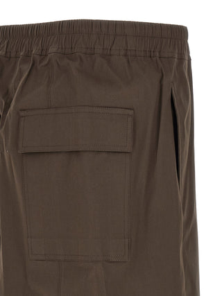 Brown Cotton Bermuda Shorts