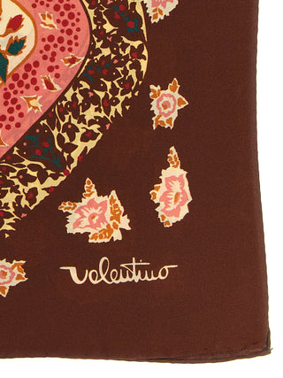 Brown Silk Foulard