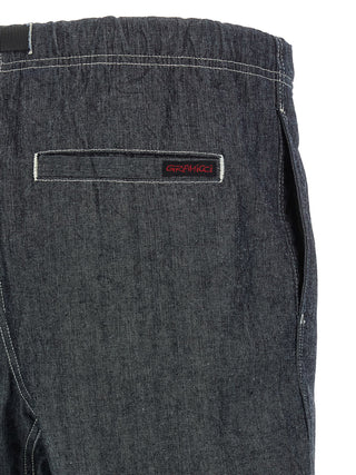 Blue Cotton Bermuda Shorts