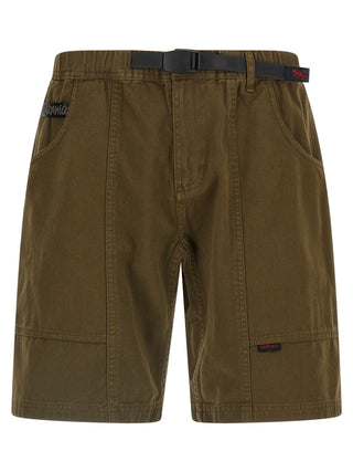 Brown Cotton Bermuda Shorts