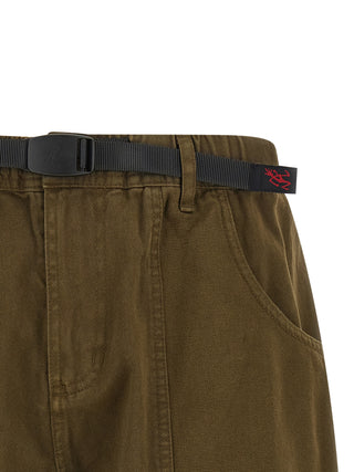 Brown Cotton Bermuda Shorts