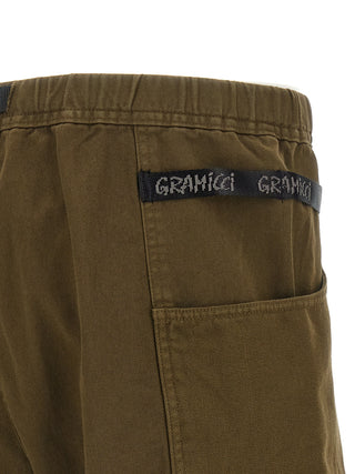 Brown Cotton Bermuda Shorts
