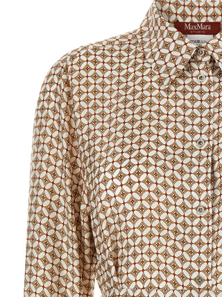 Brown Silk Blouse