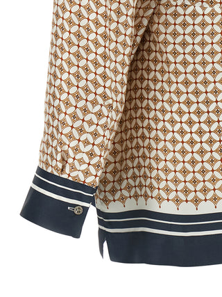 Brown Silk Blouse