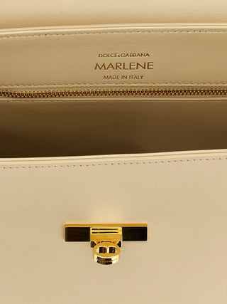White Lamb Leather Handbag