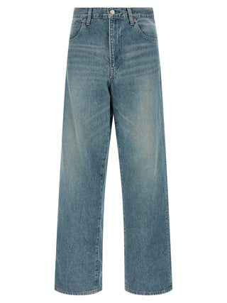 Blue Cotton Jeans Denim