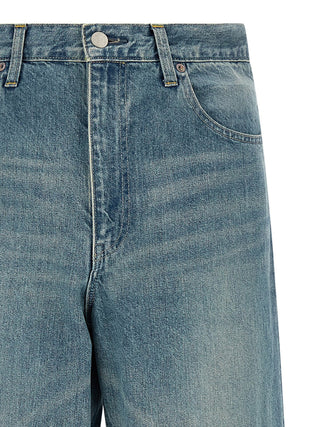 Blue Cotton Jeans Denim