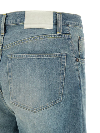 Blue Cotton Jeans Denim