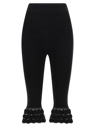 Pantalones casuales de algodón orgánico negro