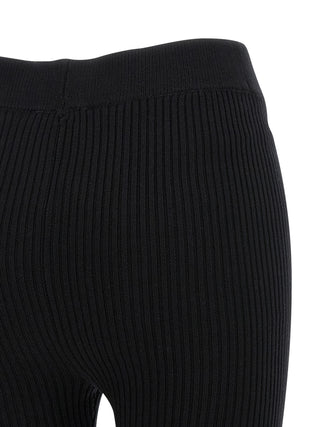 Pantalones casuales de algodón orgánico negro