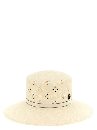 Beige Fabric Sunhat